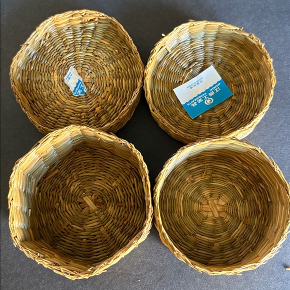 🧺 Vintage Hand-Woven Nesting Baskets – Set of 3 | Mini Boho Organizers - Picture 15 of 16